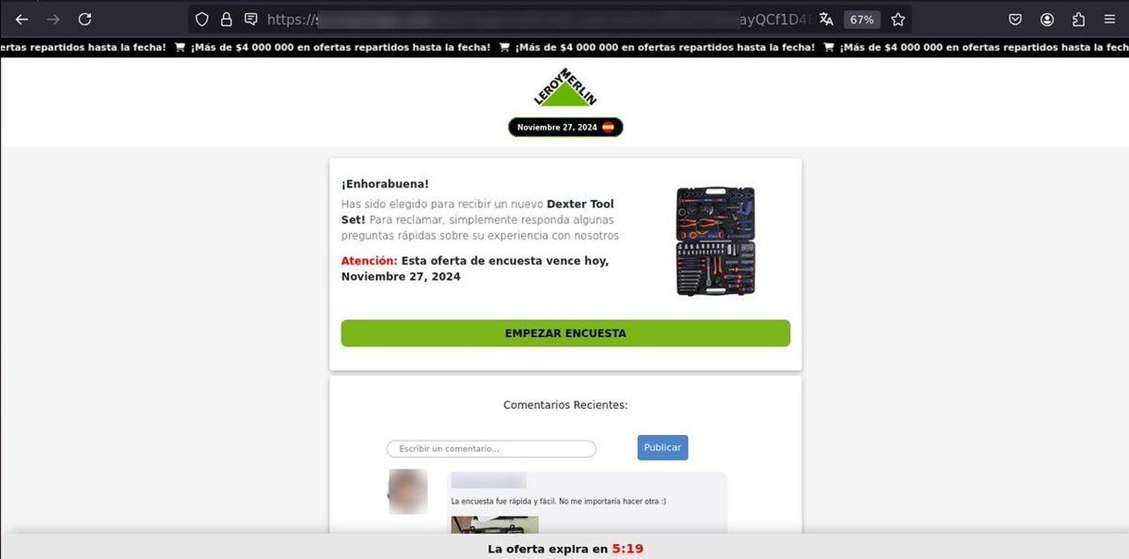 La Guardia Civil avisa sobre una estafa que consiste en hacerse pasar por grandes establecimientos comerciales