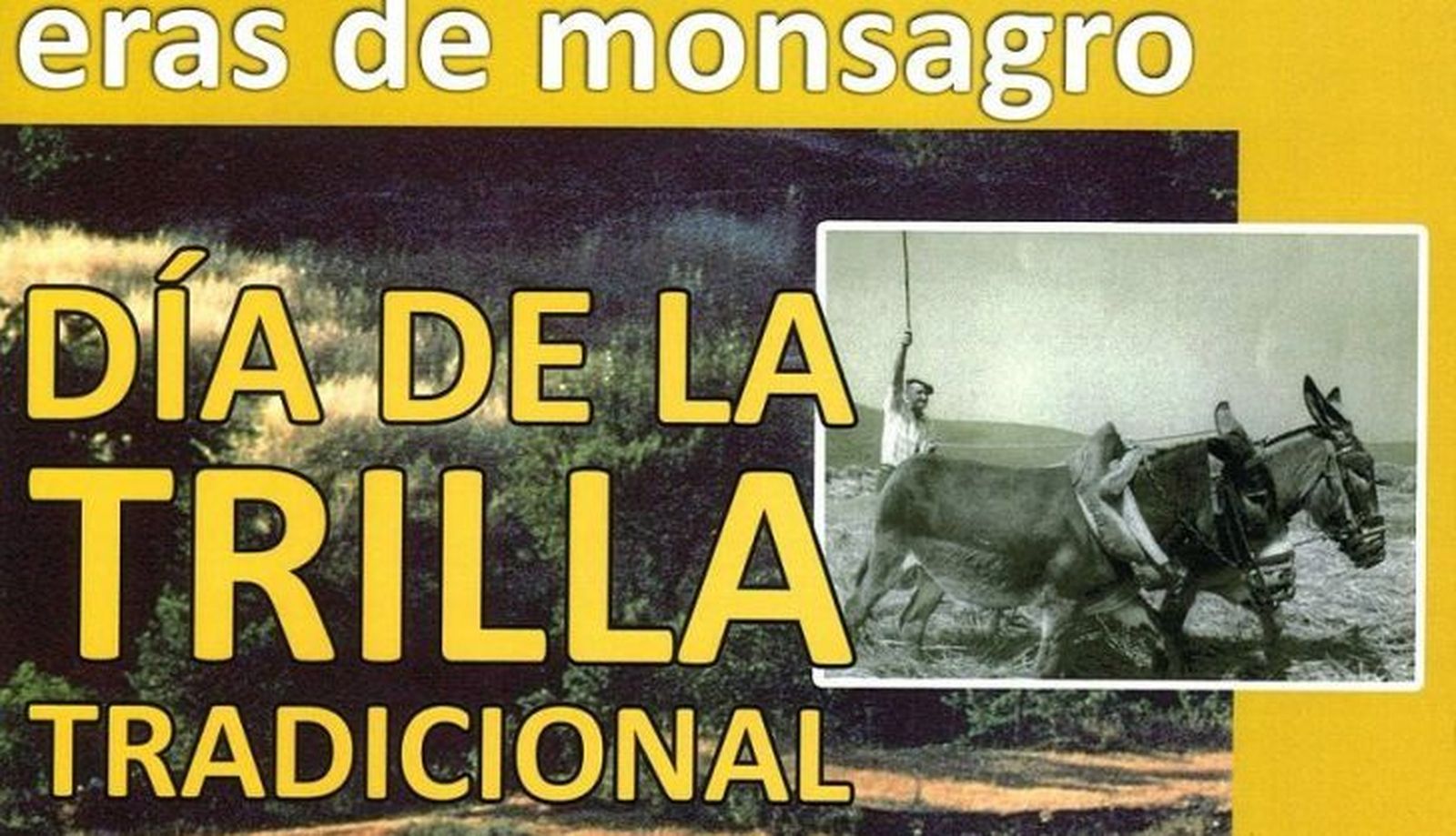  Monsagro celebra el Día de la Trilla Tradicional 