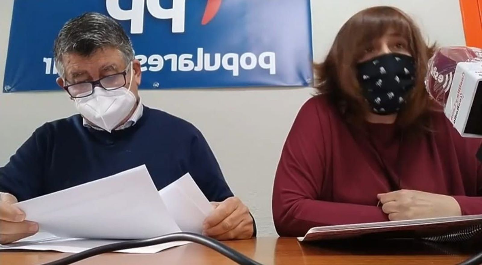 Alejo Riñones y Olga García, del PP de Béjar