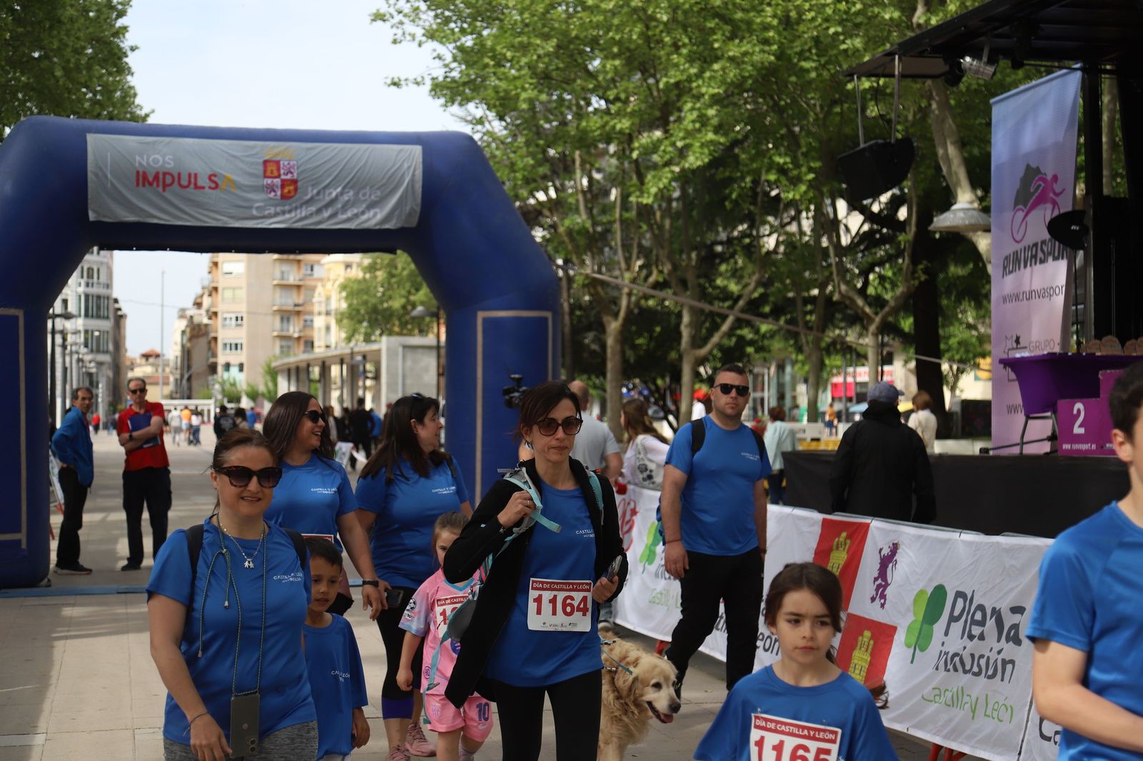 Carrera y marcha por el Día de Castilla y León en Zamora