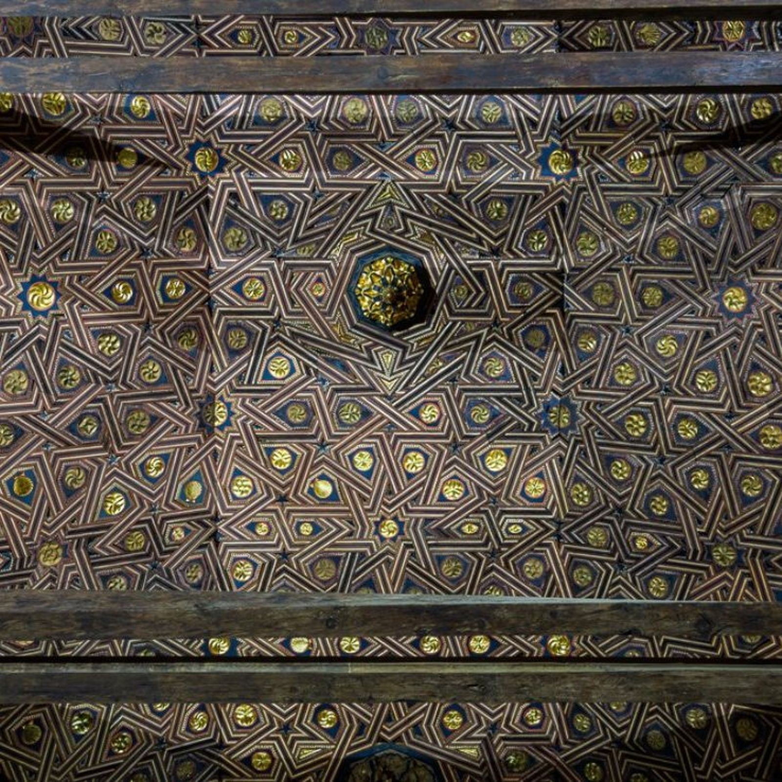 Artesonado iglesia de Santa María del Castillo en Macotera (1)