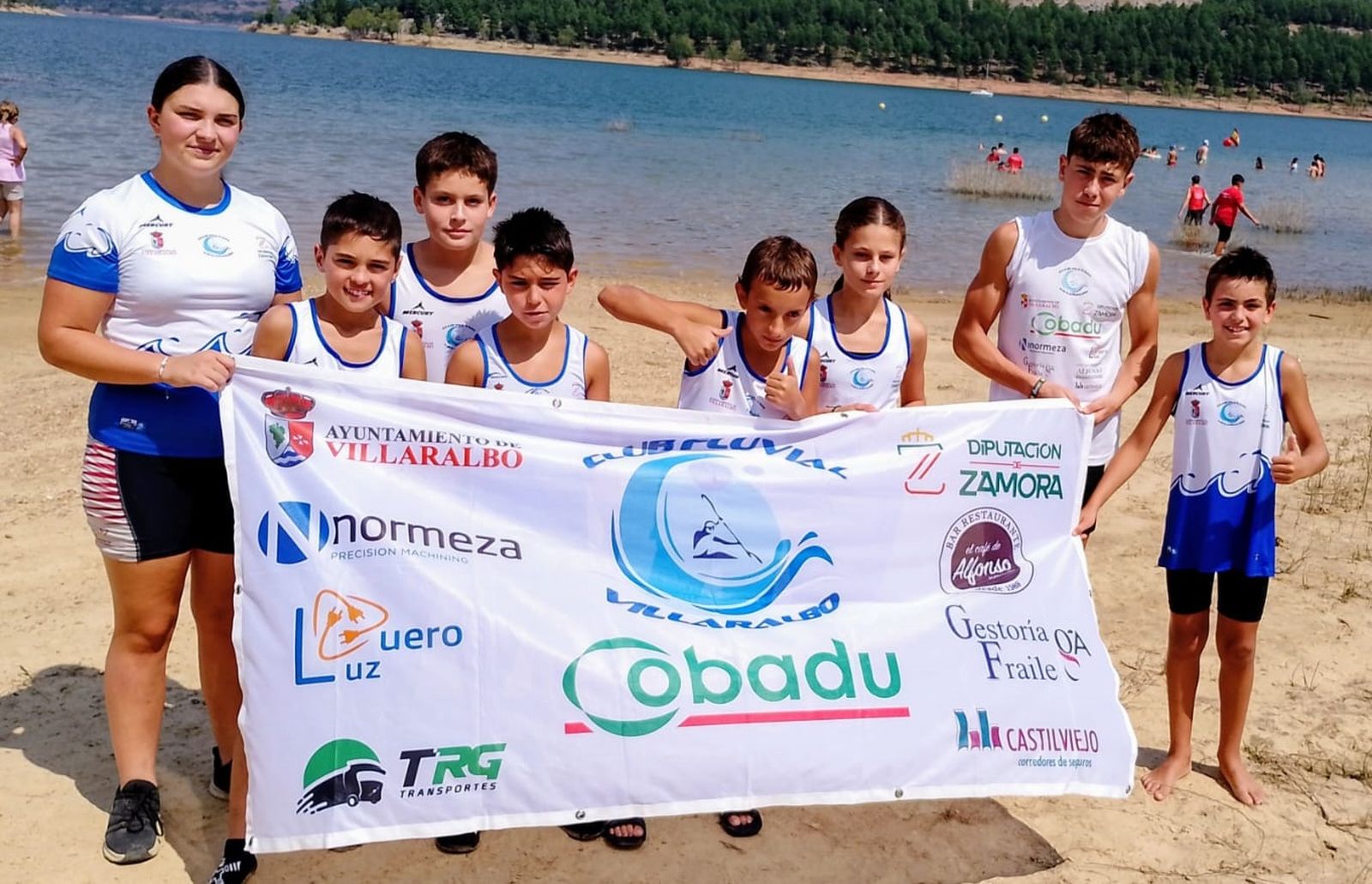 El Club Fluvial Villaralbo brilla en Aguilar de Campoo con tres medallas en el Campeonato Regional de Edad