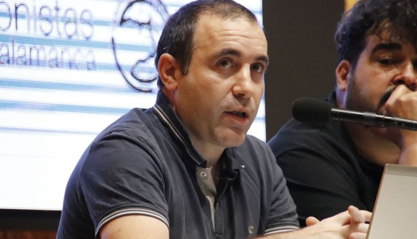 Roberto Pescador, en la Asamblea de Unionistas | FOTO SALAMANCA24HORAS.COM