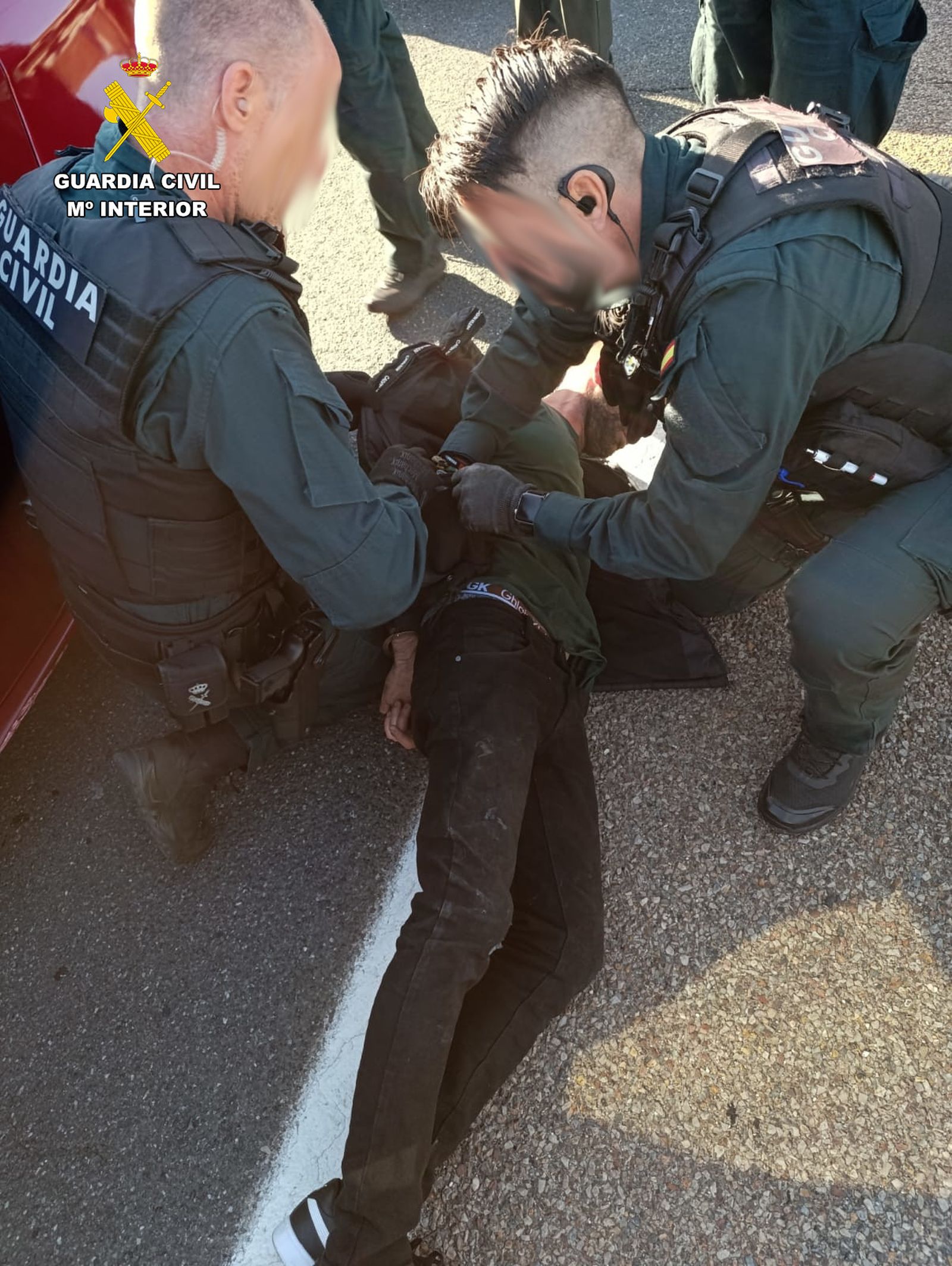 Detenidos en plena A-66 tras huir con un coche robado desde Plasencia