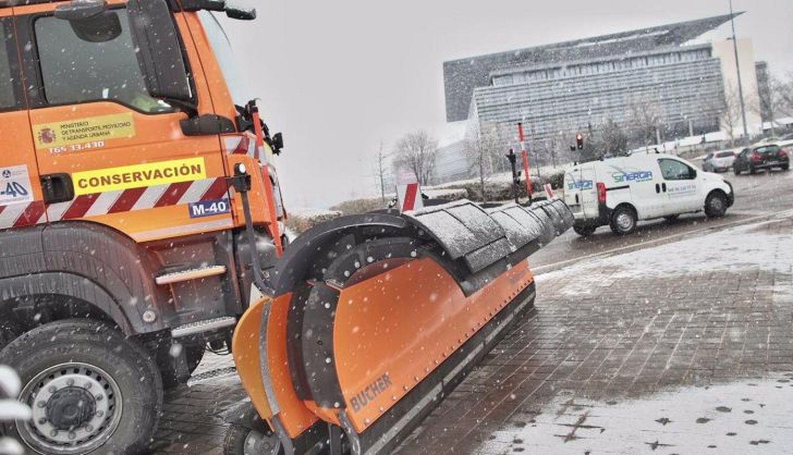 Quitanieves en Madrid