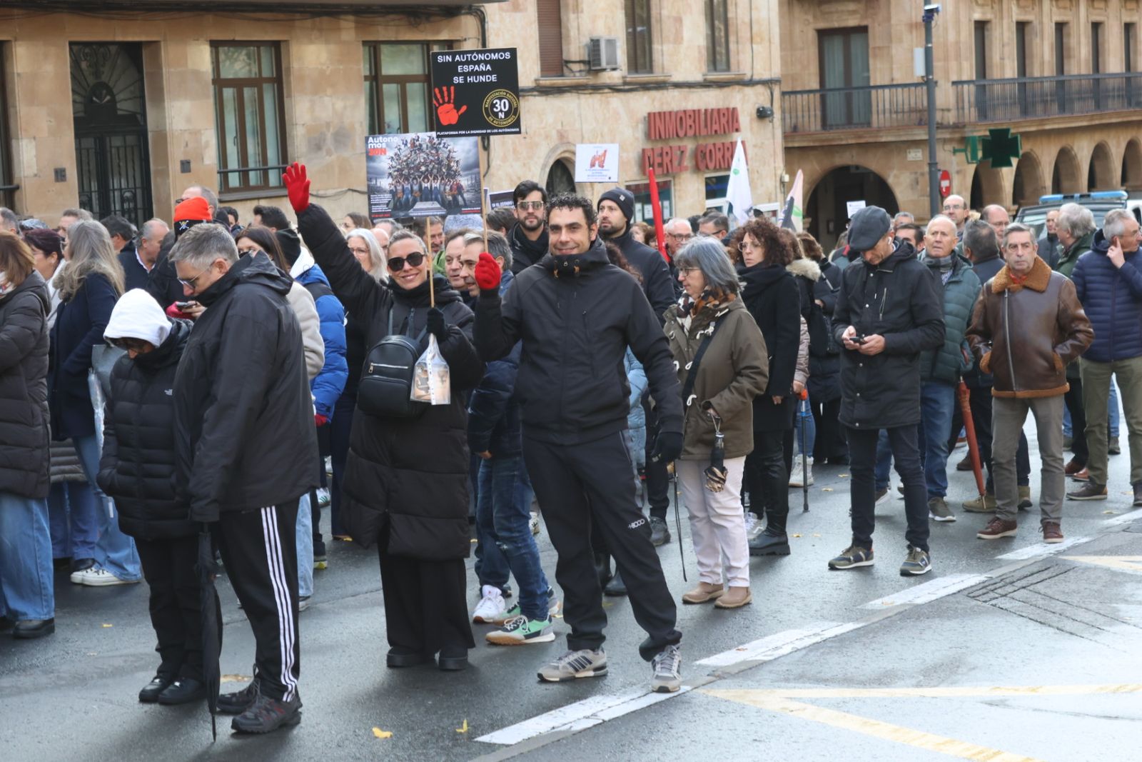Manifestación de Autónomos por el 30N