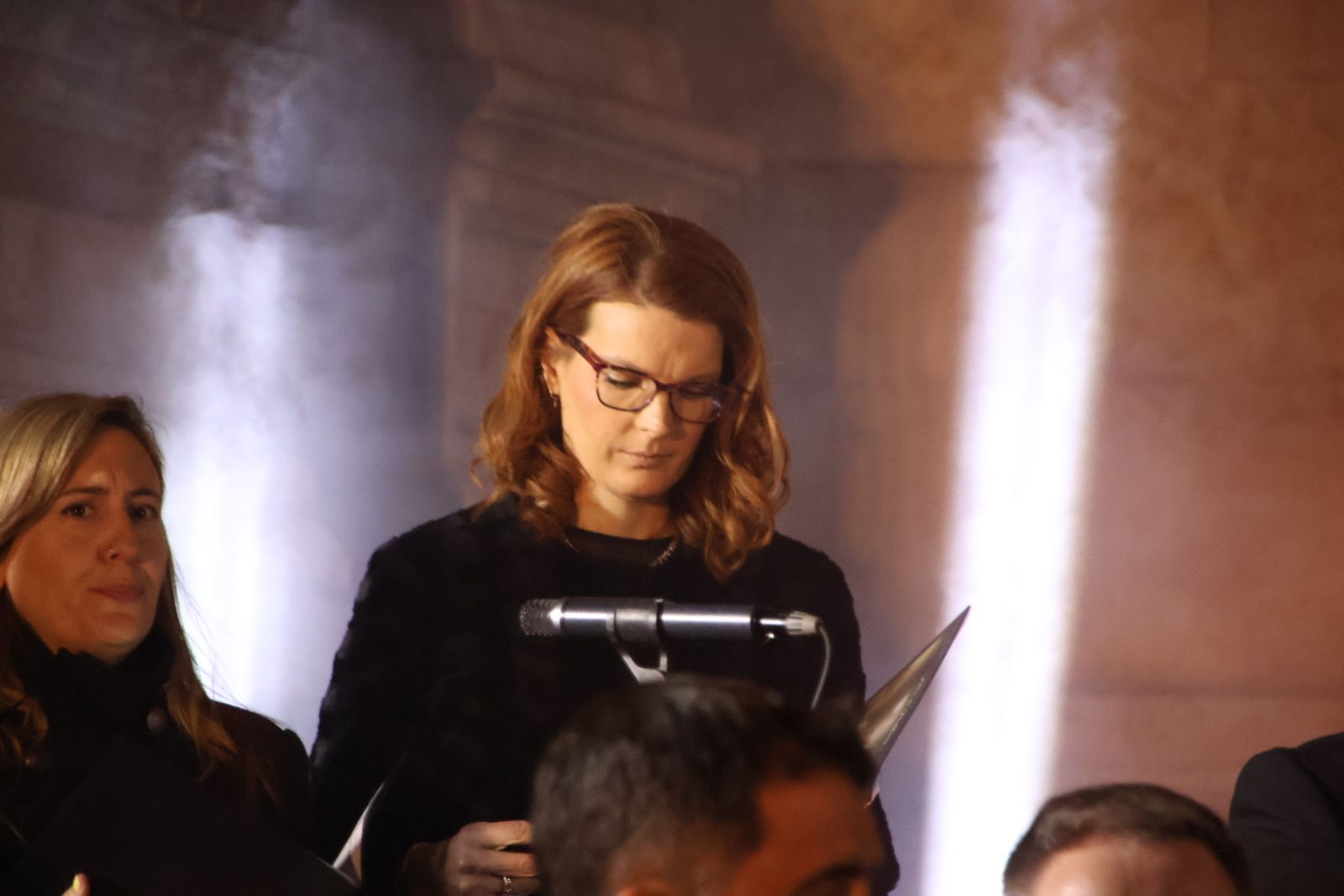 Videomapping en la fachada de la iglesia de San Esteban por la conmemoracion de el V Centenario de la Escuela de Salamanca