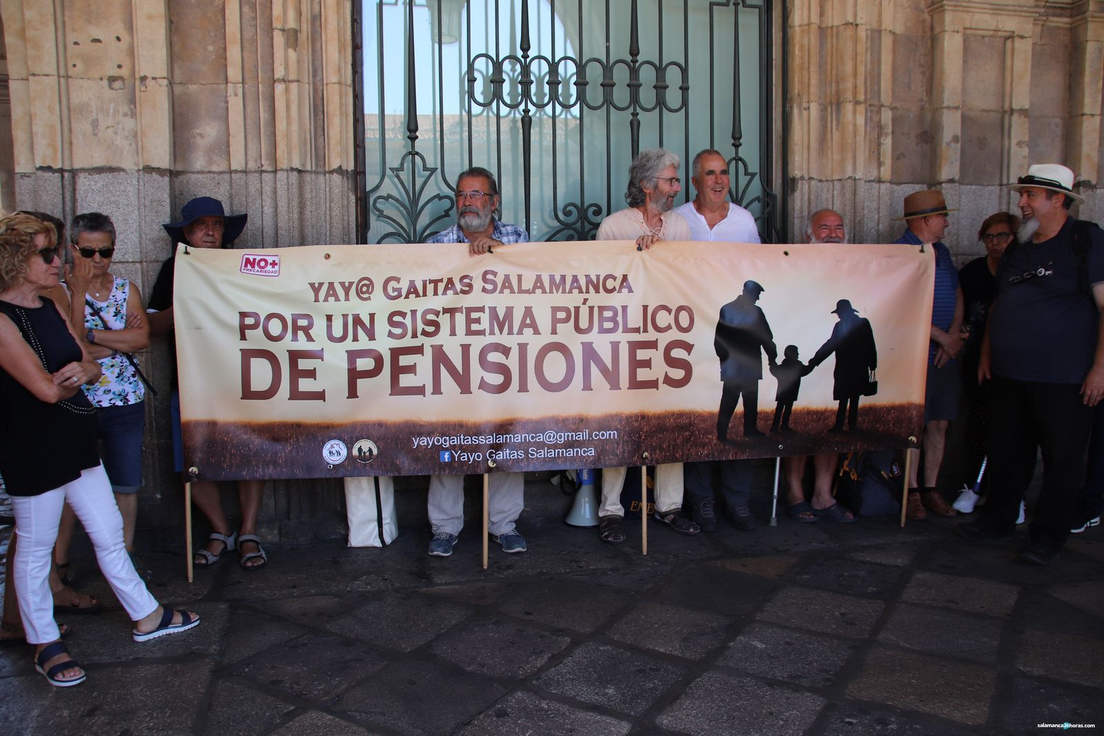 Imagen de archivo de los yayogaitas en la Plaza Mayor