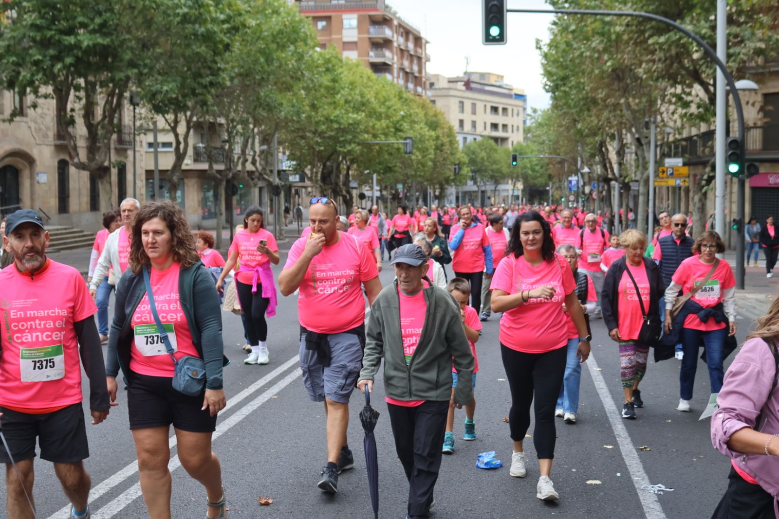 La marcha contra el cáncer vuelve a Salamanca un año más