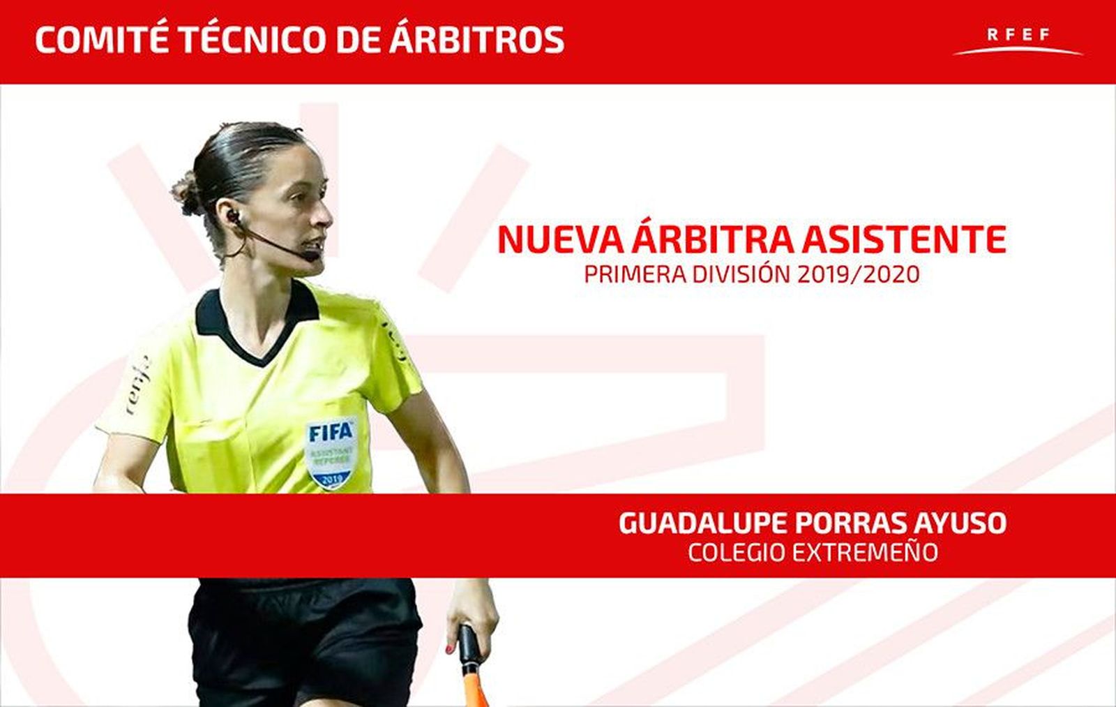 Arbitra asistente primera