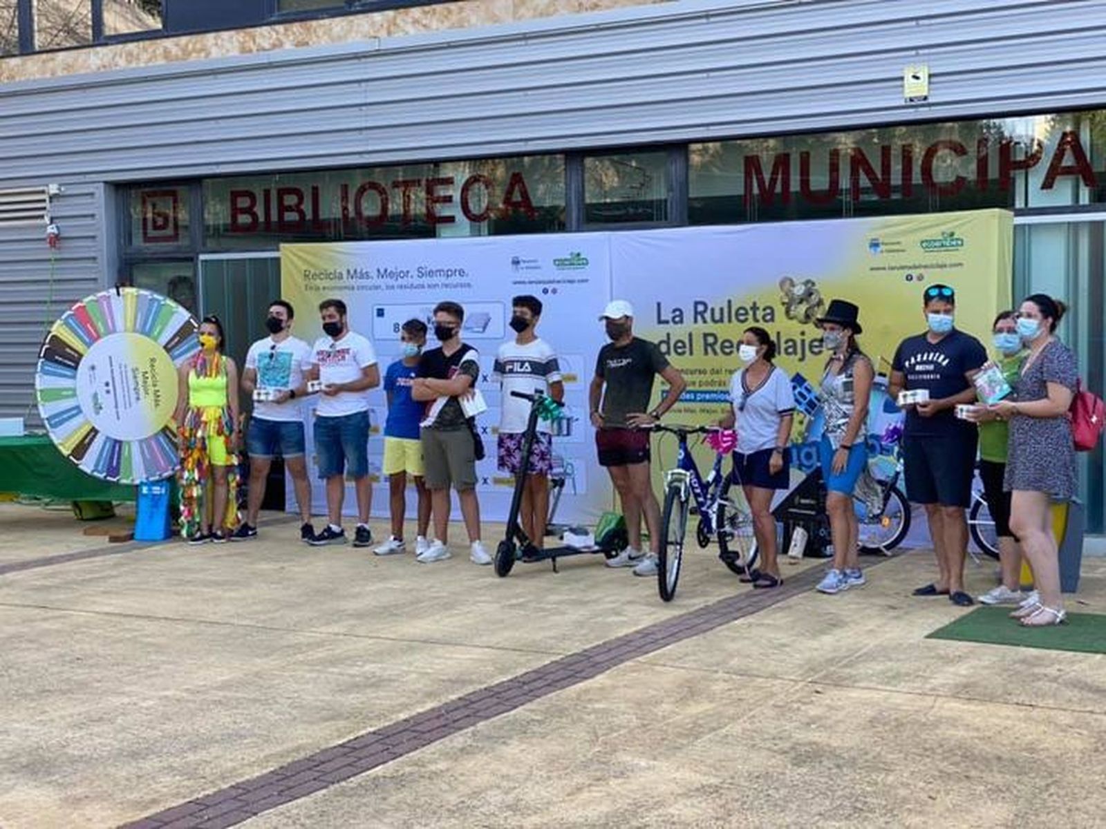 Ruleta del reciclaje en Villamayor Ruleta del reciclaje en Villamayor
