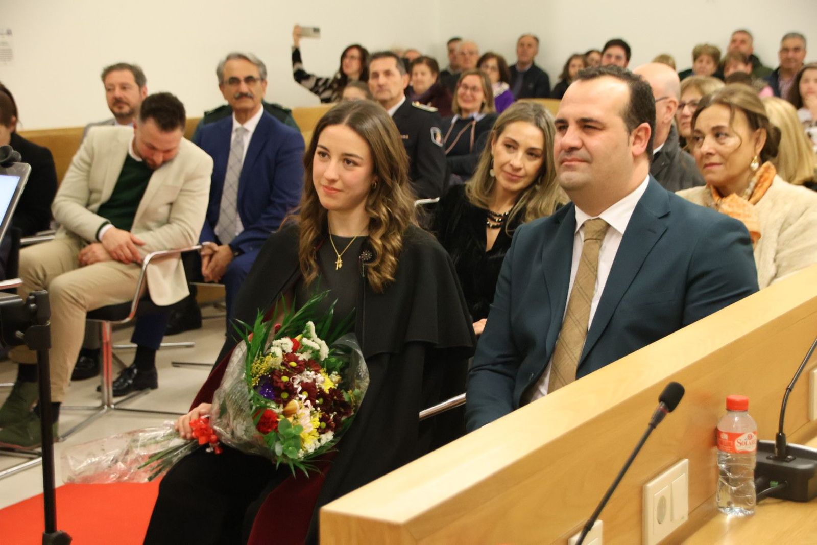 Pregón de San Blas en Santa Marta de Tormes a cargo de la novillera Raquel Martín. Fotos Andrea M.