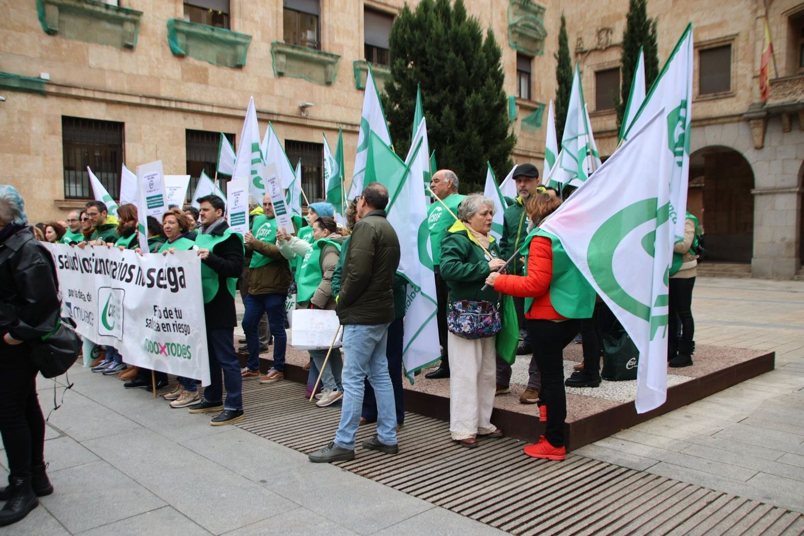 Concentración de CSIF ante la Subdelegación de Gobierno por Muface Concentración de CSIF ante la Subdelegación de Gobierno por Muface