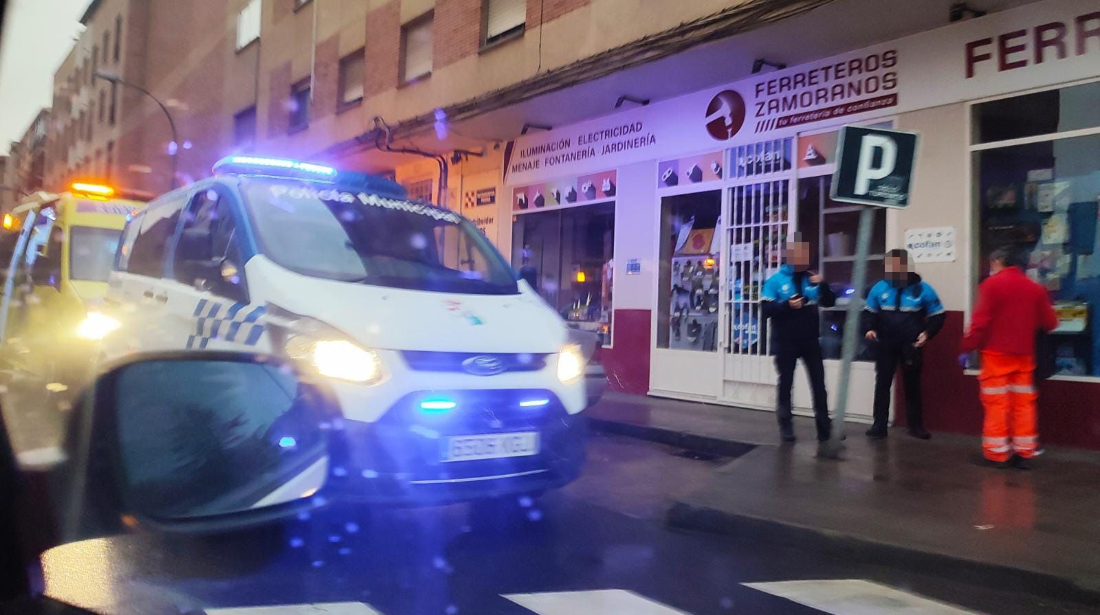 Atropello en la calle Puentica