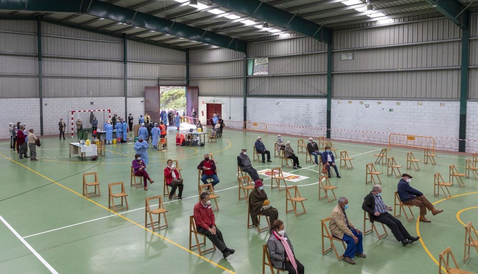 Vacunaciones masivas en Tamames