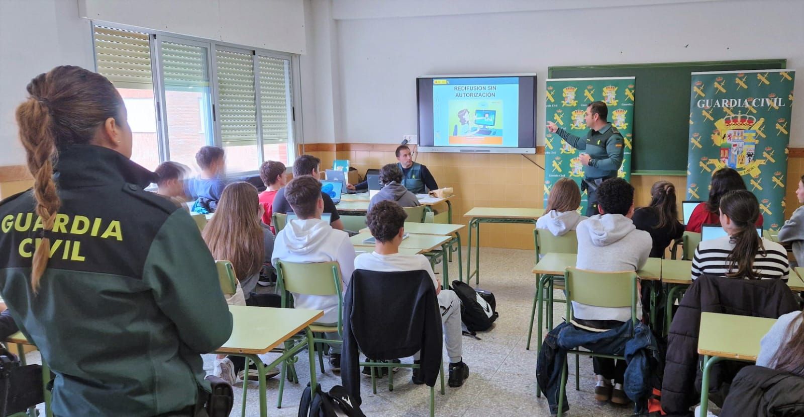 Imagen en un centro escolar de la provincia