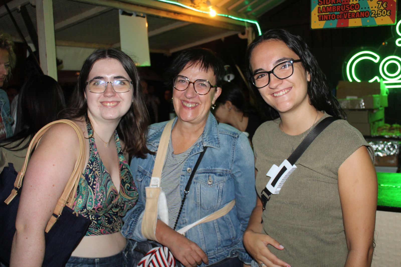 Ambiente en la Feria de Día en la tarde de este