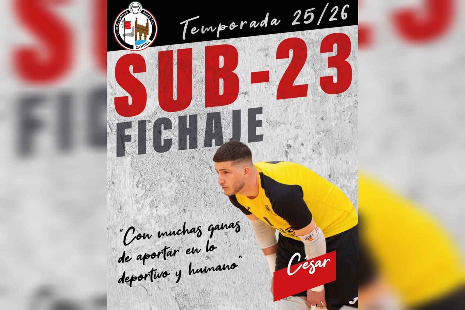 Nuevo fichaje del River Zamora FS