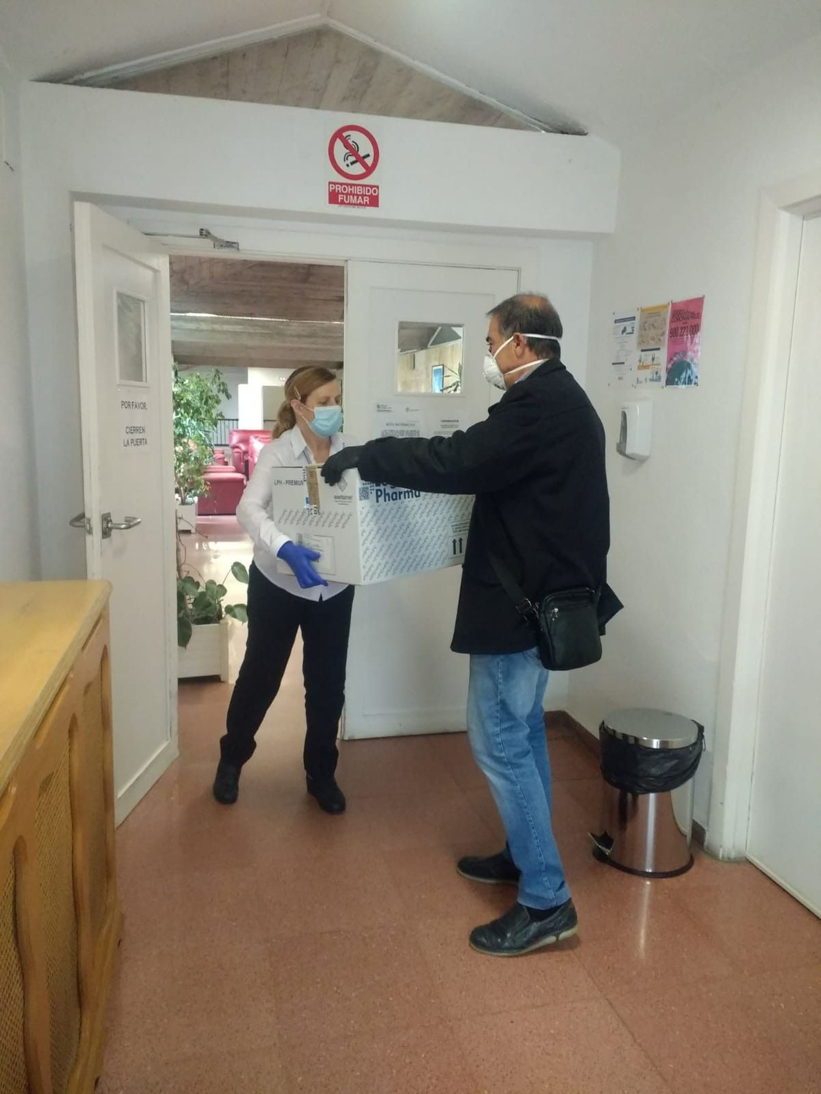 Reparto material protección coronavirus Junrta Castilla y León (23 3 2020) (1)