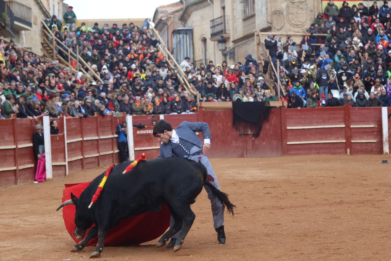 Novillada sin picadores del bolsín taurino y rejones en Ciudad Rodrigo
