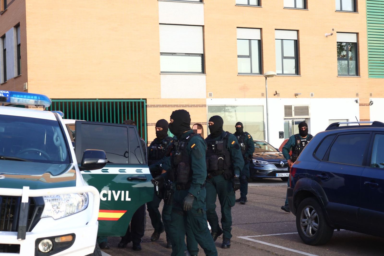 Operación de la Guardia Civil en El Zurguén