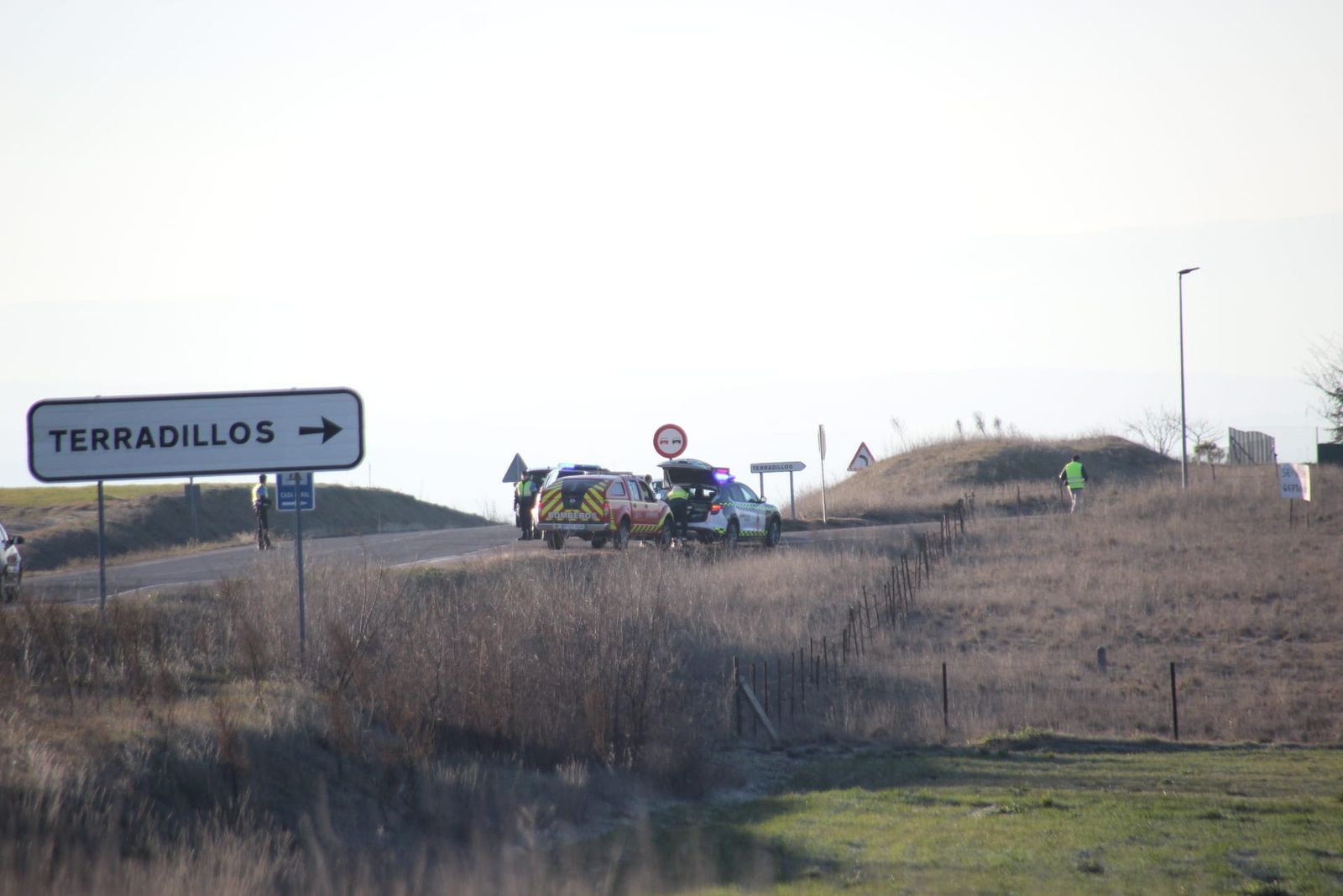 Grave accidente a la entrada de Terradillos