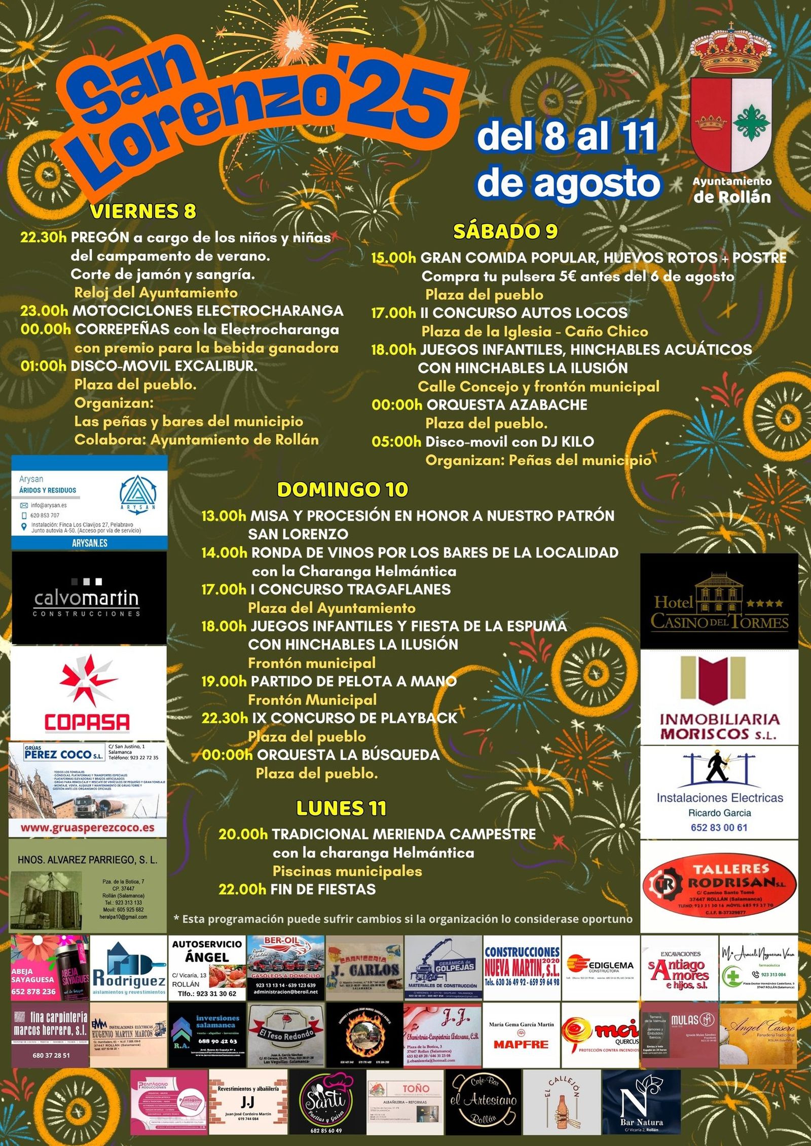 Programa Fiestas Rollán