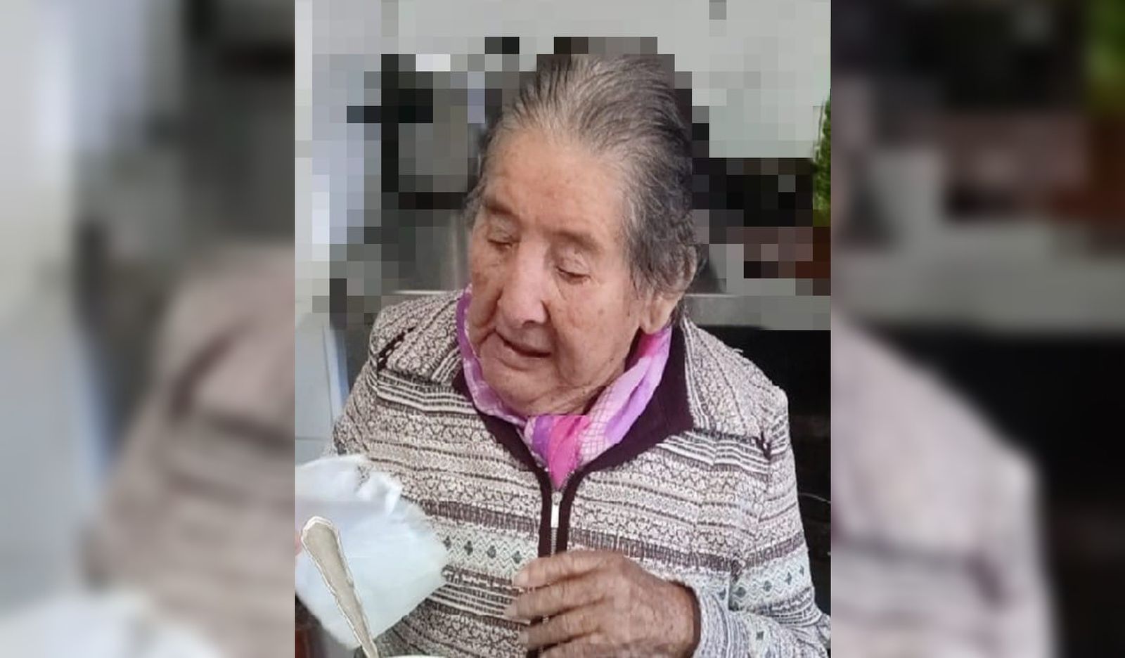 Imagen difundida de la mujer desaparecida