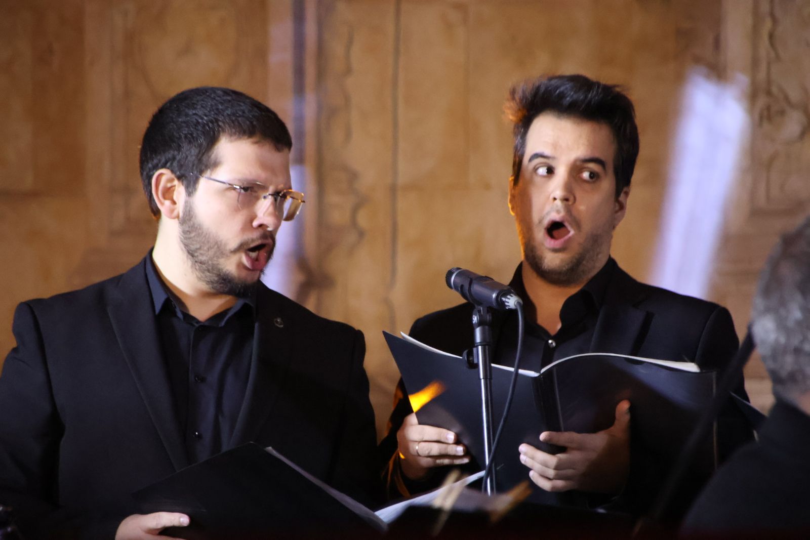 Videomapping en la fachada de la iglesia de San Esteban por la conmemoracion de el V Centenario de la Escuela de Salamanca