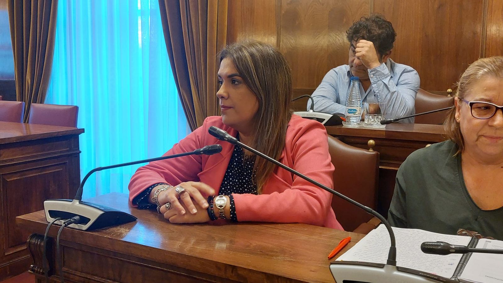 Sandra Veleda, portavoz del PSOE en la Diputación