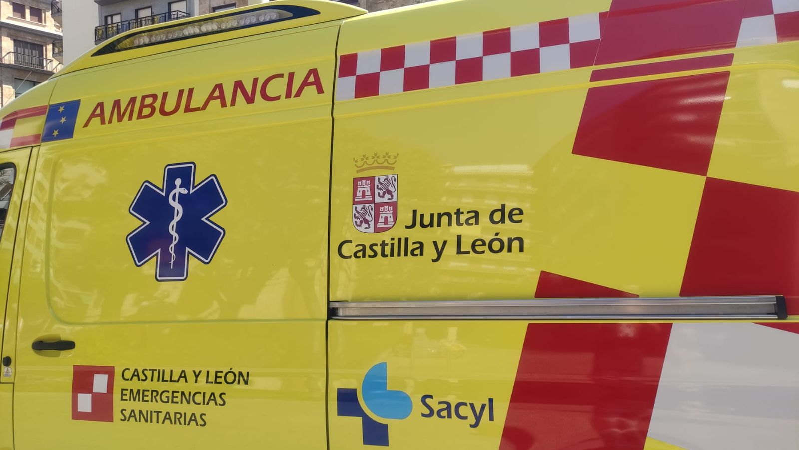 Ambulancia del Sacyl. Foto de archivo