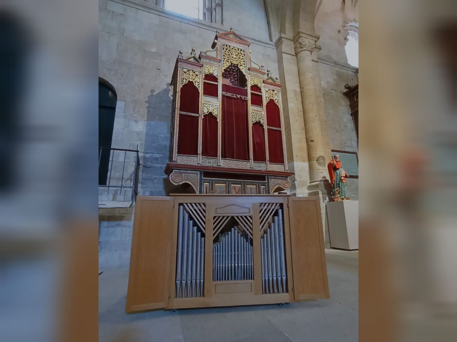 Órgano Colegiata y órgano de arca