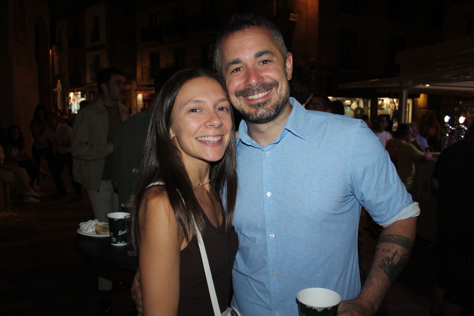 Ambiente en la Feria de Día en la tarde de este