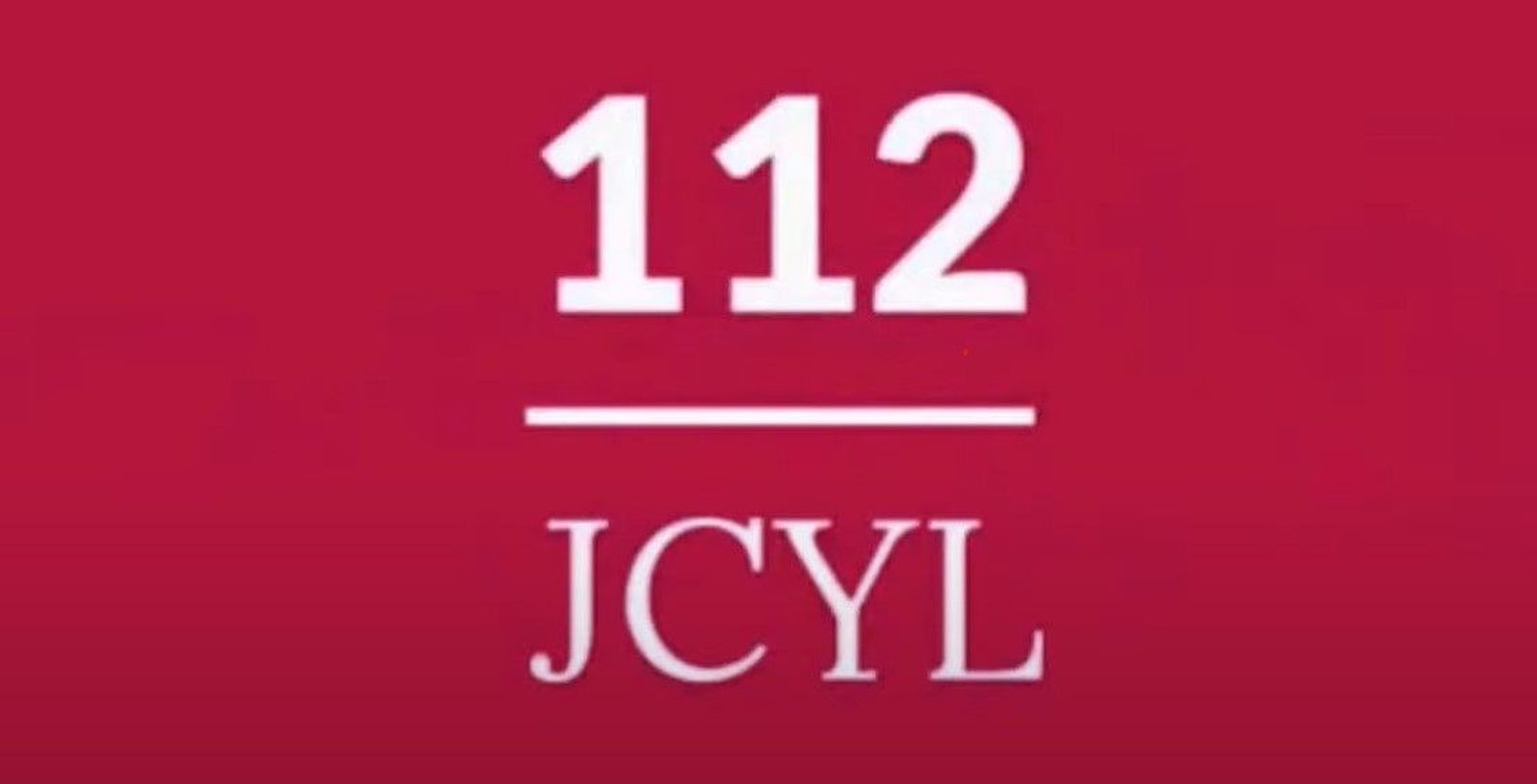112 JCYL. Vía página web del 1 1 2 112 JCYL. Vía página web del 1 1 2