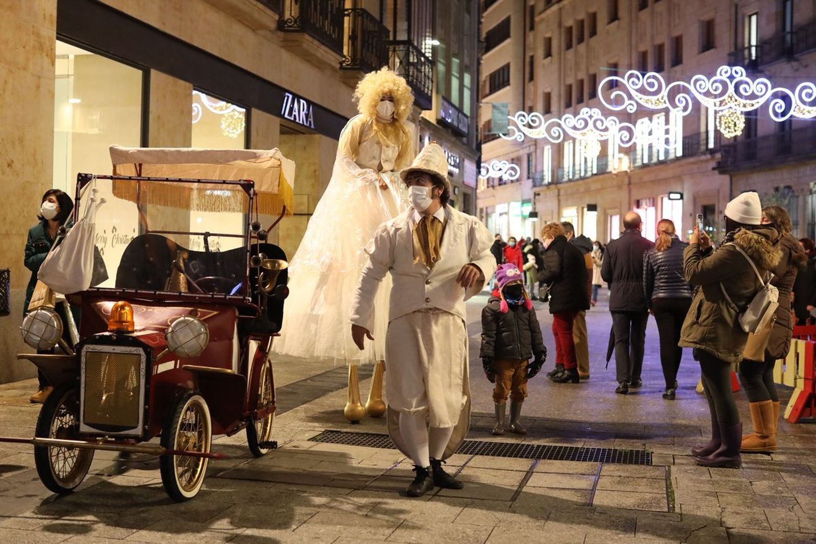 Acto navideño en la plaza del Liceo