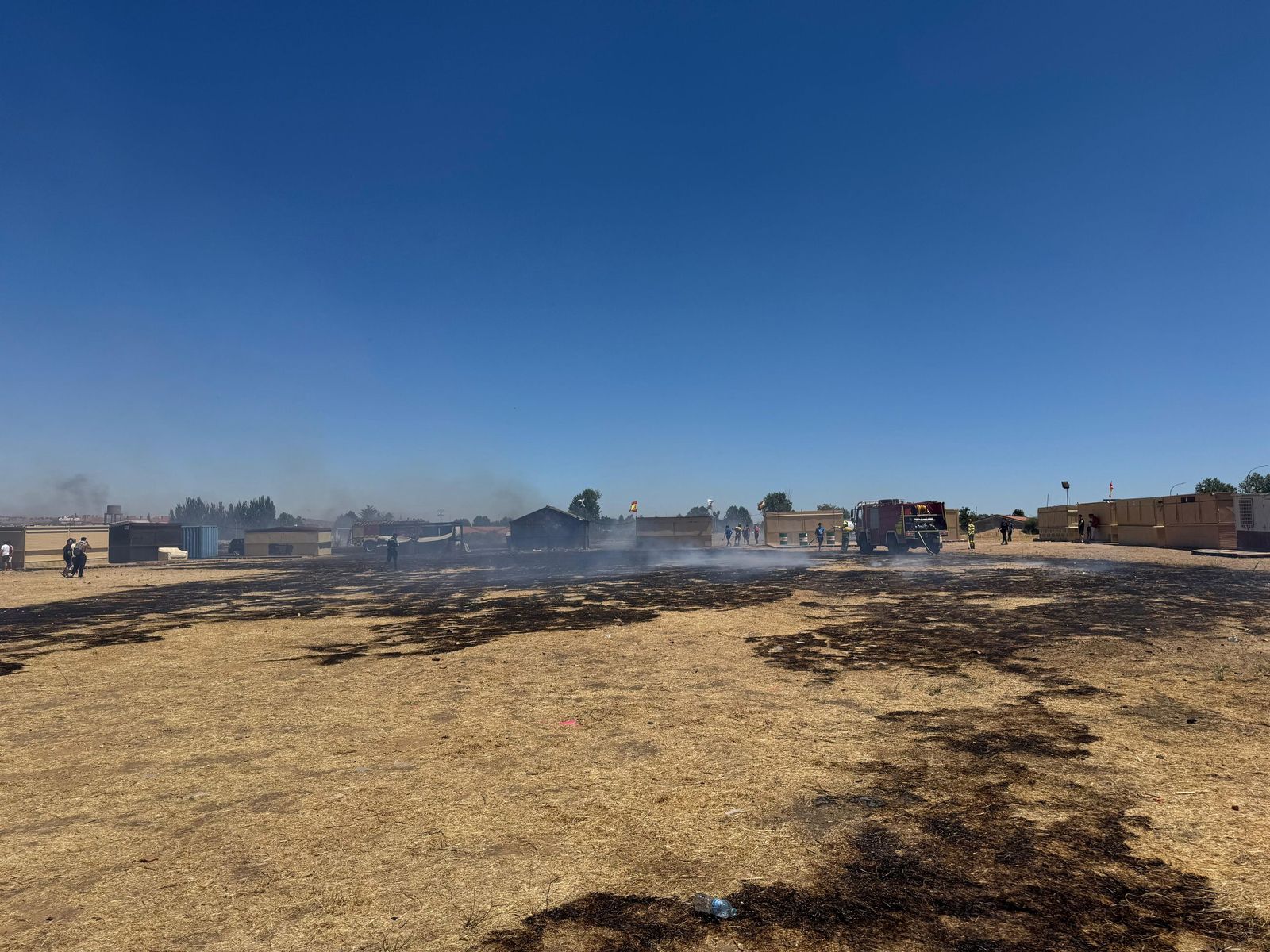 Incendio forestal en la zona de peñas de Santa Marta de Tormes