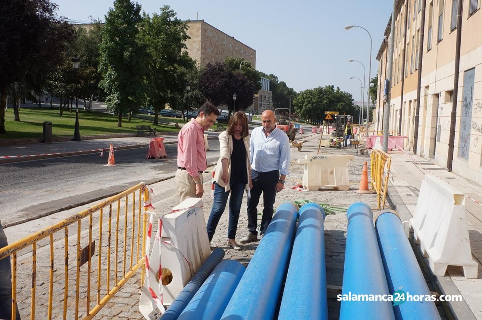 Obras vaguada de la palma   visita fresnadillo