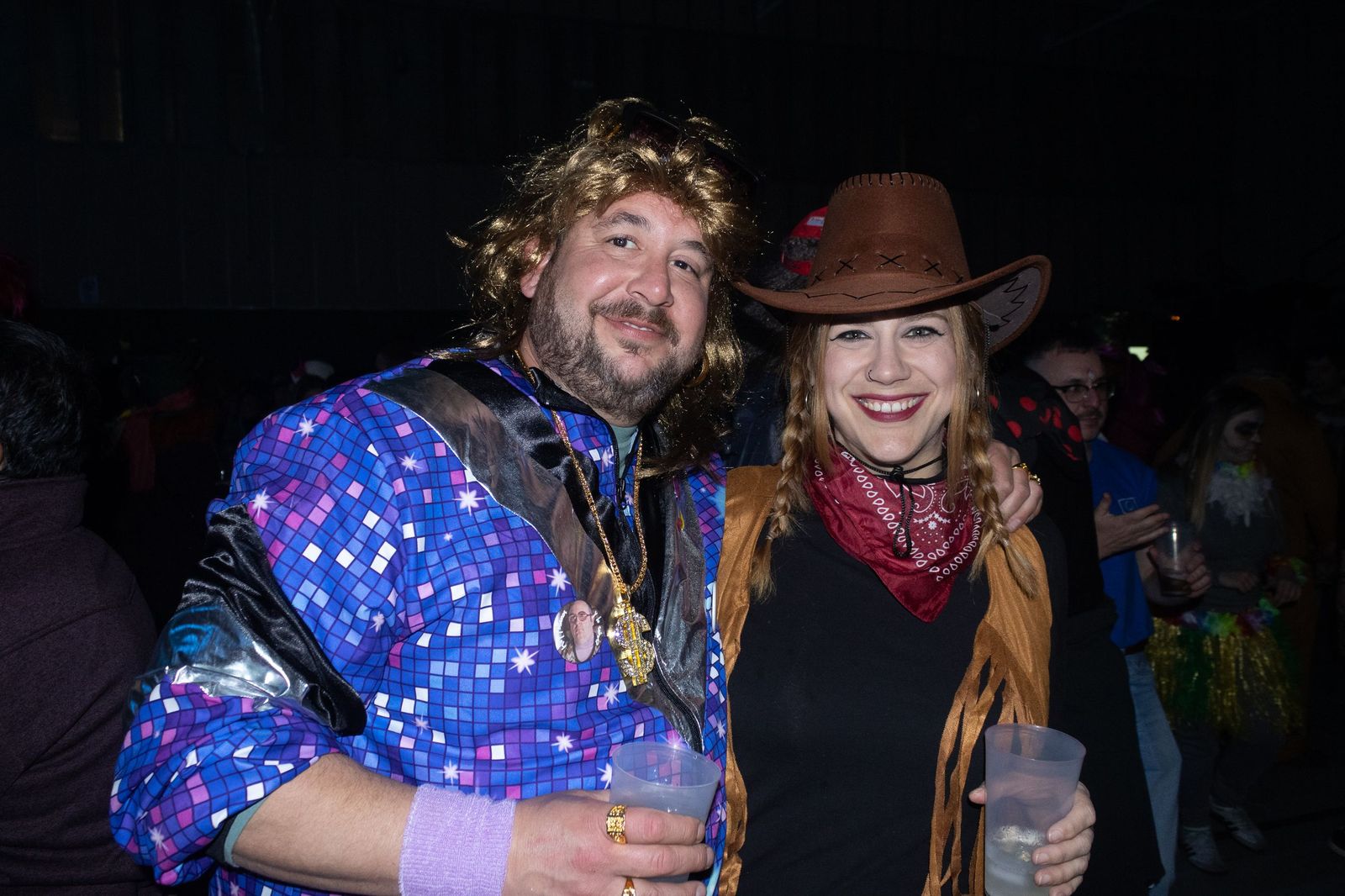 Salamanca de noche, sábado del Carnaval del Toro de Ciudad Rodrigo