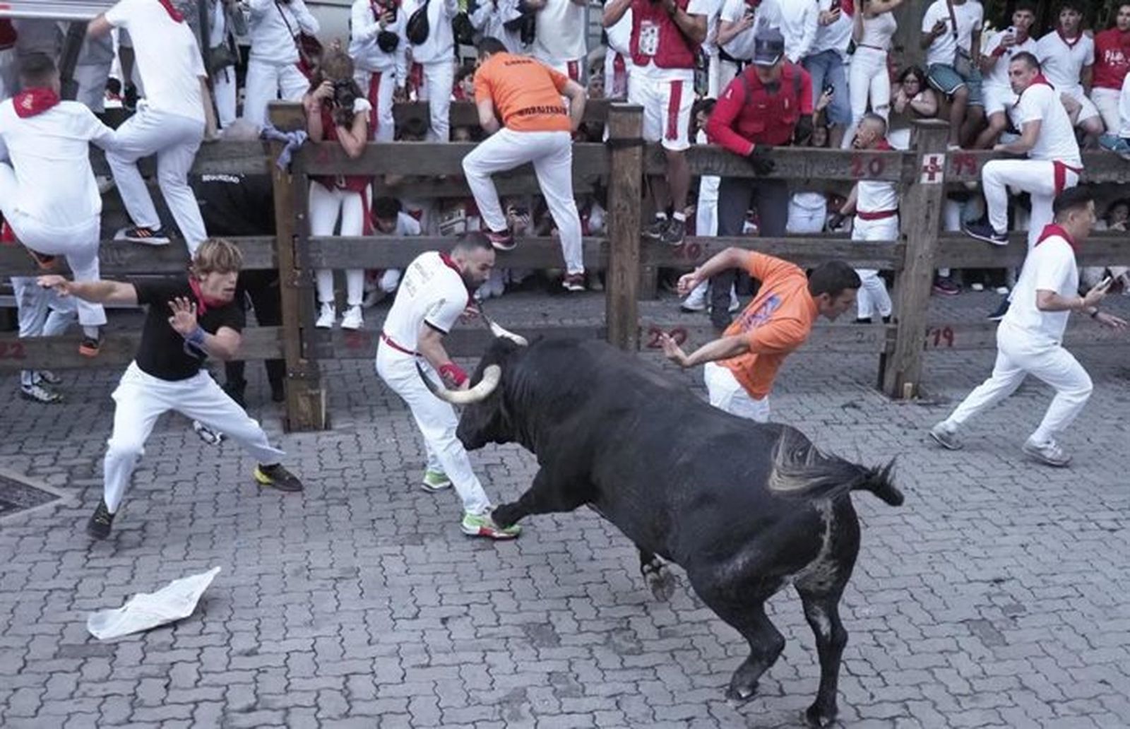 San Fermín foto de archivo
