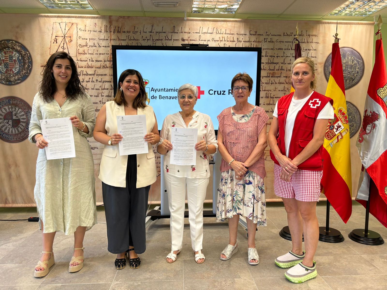 El Ayuntamiento de Benavente y la Asamblea Comarcal de Cruz Roja, de la mano un año más.