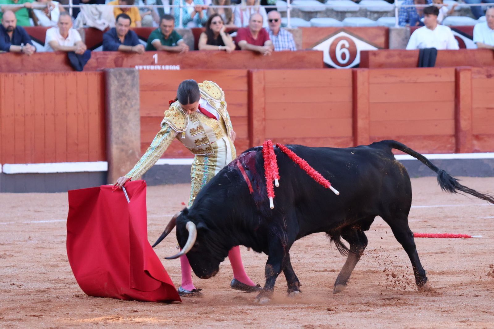 La Glorieta revive el aroma de la feria taurina con el primer festejo: Lea Vicens, Raquel Martín y Olga Casado