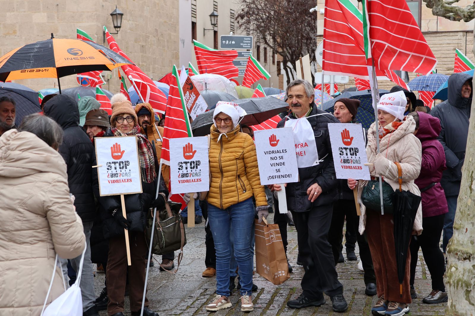 Manifestación contra el biogás en Zamora. Archivo
