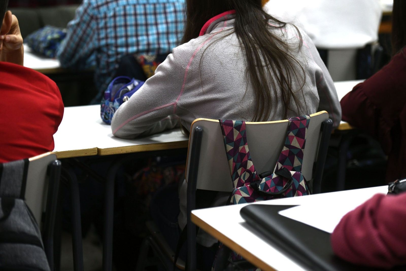 Alumnos del Programa de Bachillerato de Excelencia del Instituto San Mateo durante una de sus clases. Foto de archivo