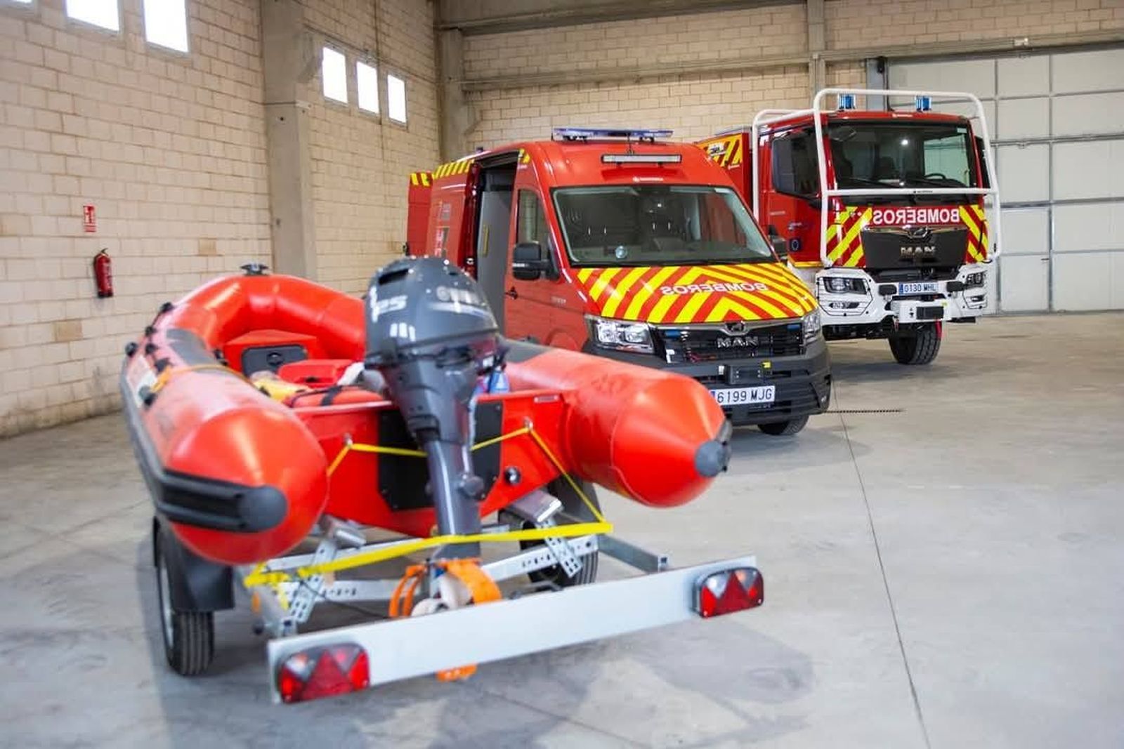 Cuatro nuevos vehículos para los bomberos de la Diputación de Zamora