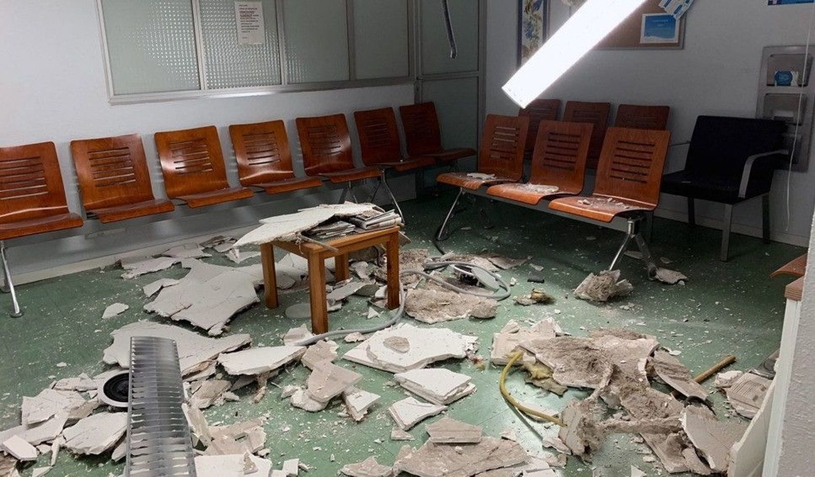 Derrumbe planta Hematología Hospital Salamanca