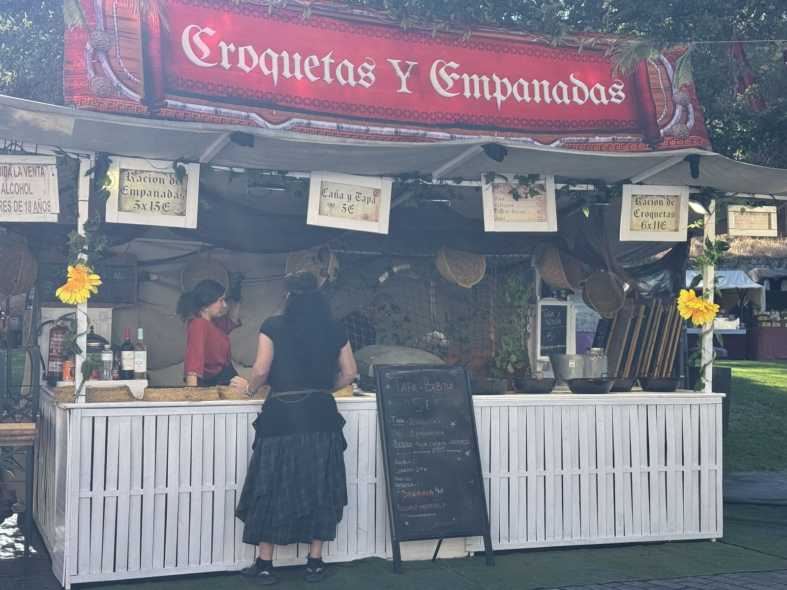 Comienza el mercado medieval en la Vaguada de la Palma