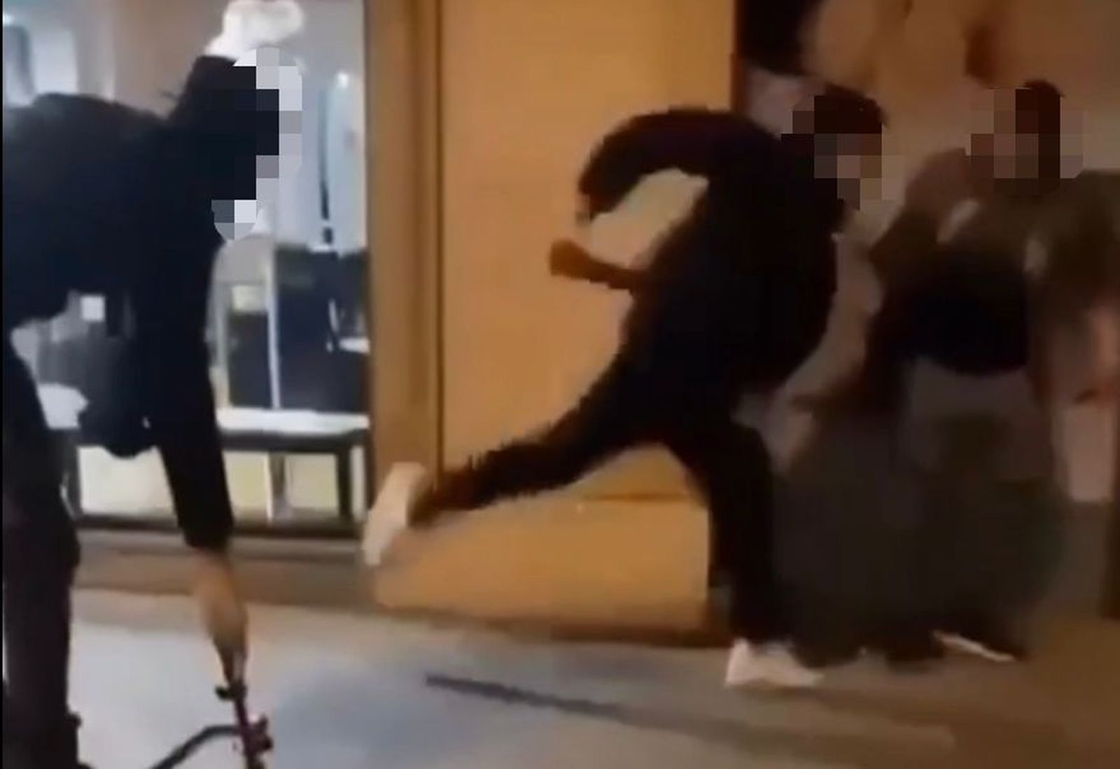 Imagen de las peleas de menores en Zamora