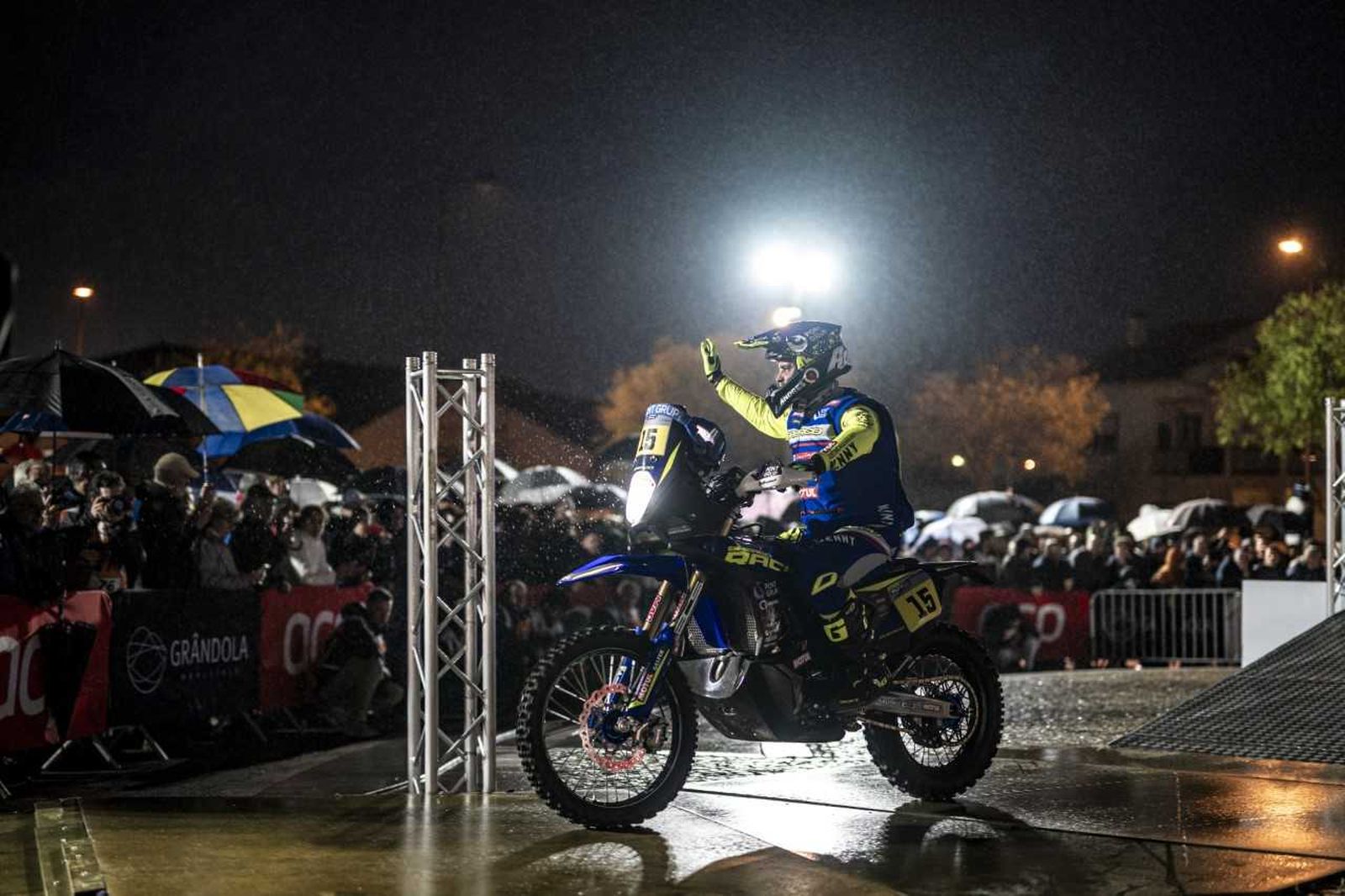 Santolino, en el Rally de Portugal