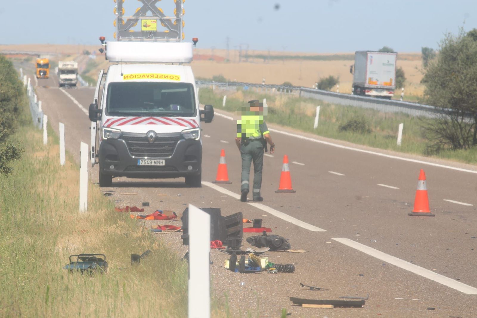 GALERÍA | Accidente en Aldehuela de la Bóveda