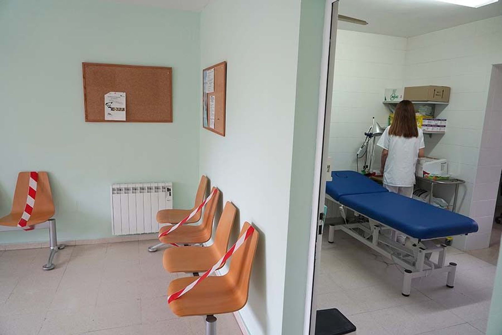 Sala de espera centro de salud Sanidad